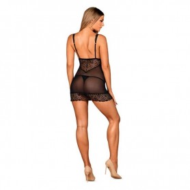 Apakšveļas Komplekts Obsessive Firella Melns S/M (2 pcs)