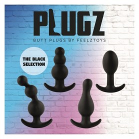 Anālais spraudnis FeelzToys Black Nr. 1