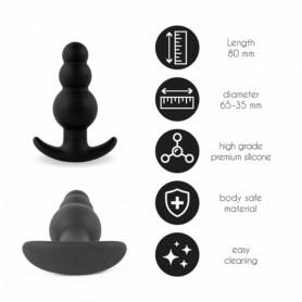 Plug Anale FeelzToys Black Nr. 1