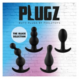 Anālais spraudnis FeelzToys Black Nr. 2
