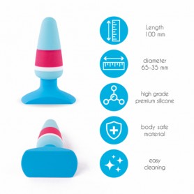 Anālais spraudnis FeelzToys Colors Nr. 1