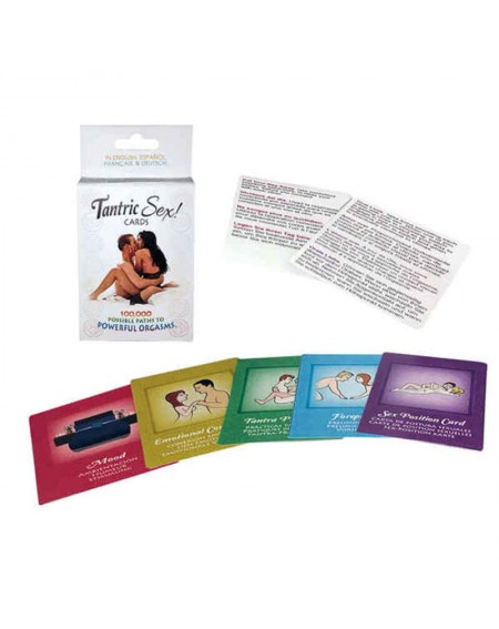 Carte da Gioco Tantric Sex Cards Kheper Games (ES- EN-DE-FR)