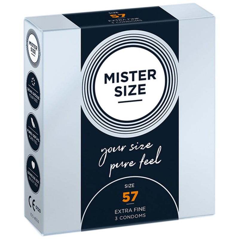 Prezervatīvi Mister Size Ø 5,7 cm (3 pcs)