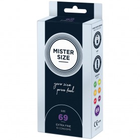 Condoms Mister Size Ø 6,9 cm (10 pcs)