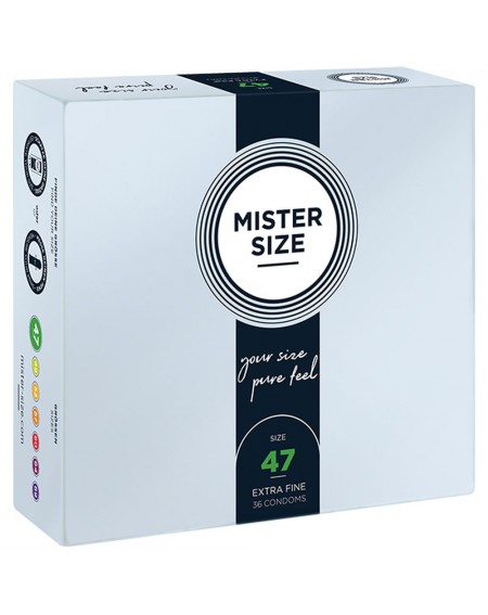 Condoms Mister Size Ø 4,7 cm (36 pcs)