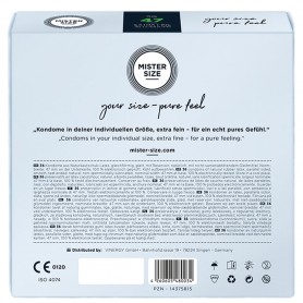 Condoms Mister Size Ø 4,7 cm (36 pcs)