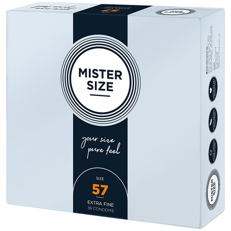 Condoms Mister Size Ø 5,7 cm (36 pcs)