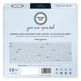 Prezervatīvi Mister Size Ø 6 cm (36 pcs)