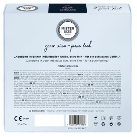 Condoms Mister Size Ø 6,4 cm