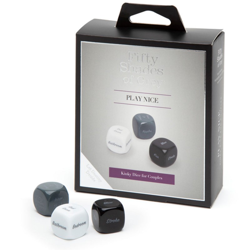 Metamie Kauliņi Erotic Fifty Shades of Grey Play Nice Role Play Dice