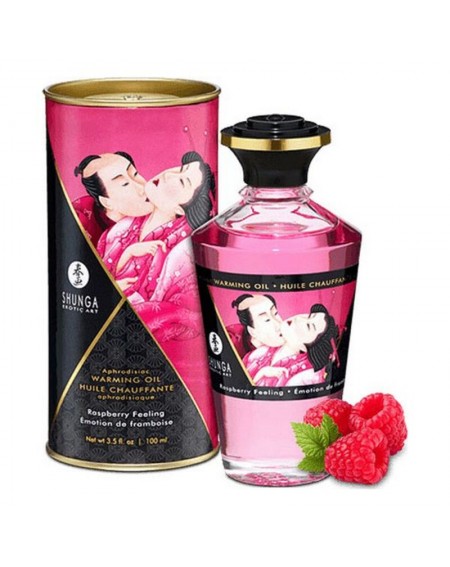 Erotic Massage Oil Shunga Raspberry (100 ml)