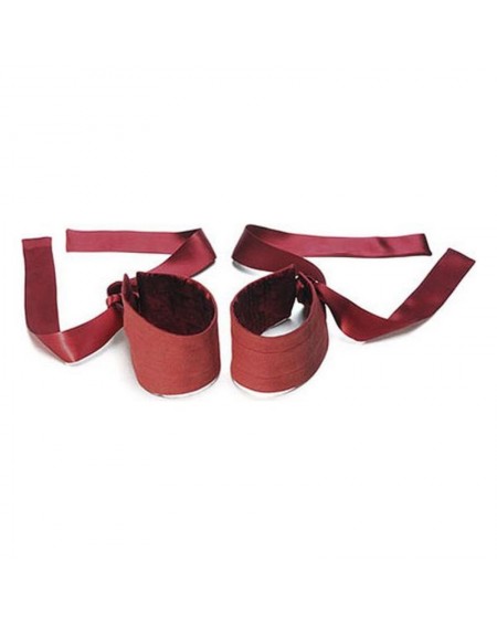 Etherea Silk Cuffs Red Lelo Xelo1432