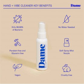 Erotisko Rotaļlietu Tīrītājs Hand & Vibe Dame Products 60 ml