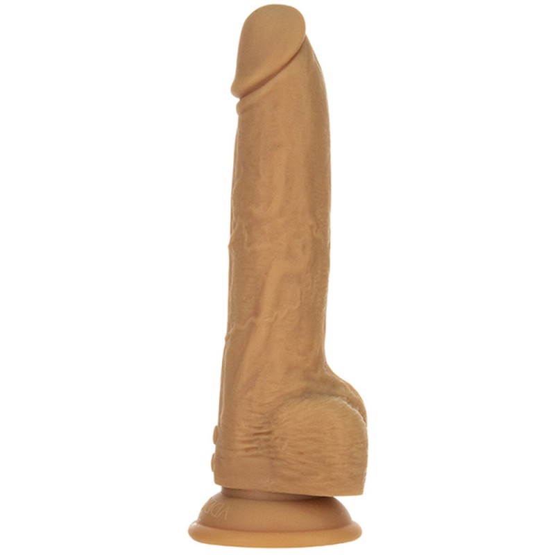 Masturbatore Thrusting Dong with Remote 9 Inch Caramel (15,2 cm)