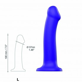 Dildo Dual Density Strap-on-me Purple Silikona