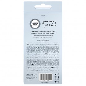 Preservativi Mister Size Extra sottili (53 mm)