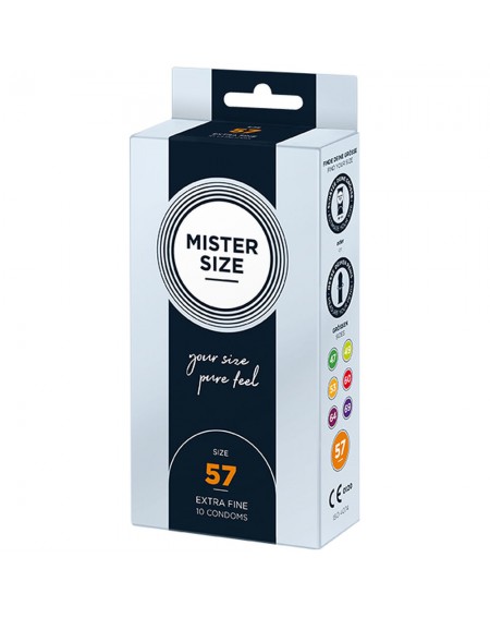Preservativi Mister Size Extra sottili (57 mm)