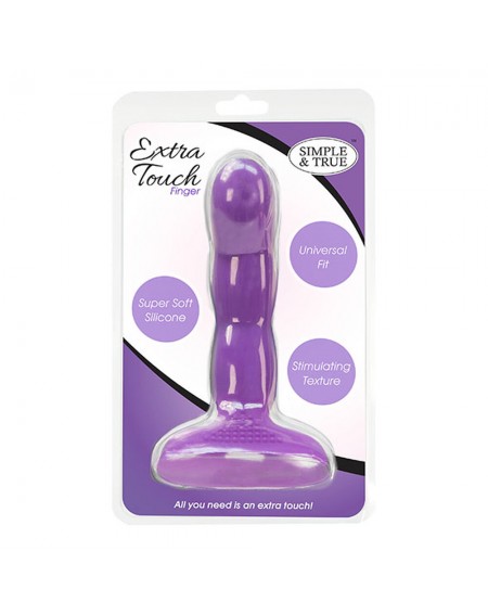 Vibrator PowerBullet Extra Touch Finger Dong Purple Finger