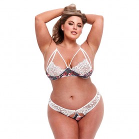 Набор нижнего белья Open Back Baci Lingerie Floral &