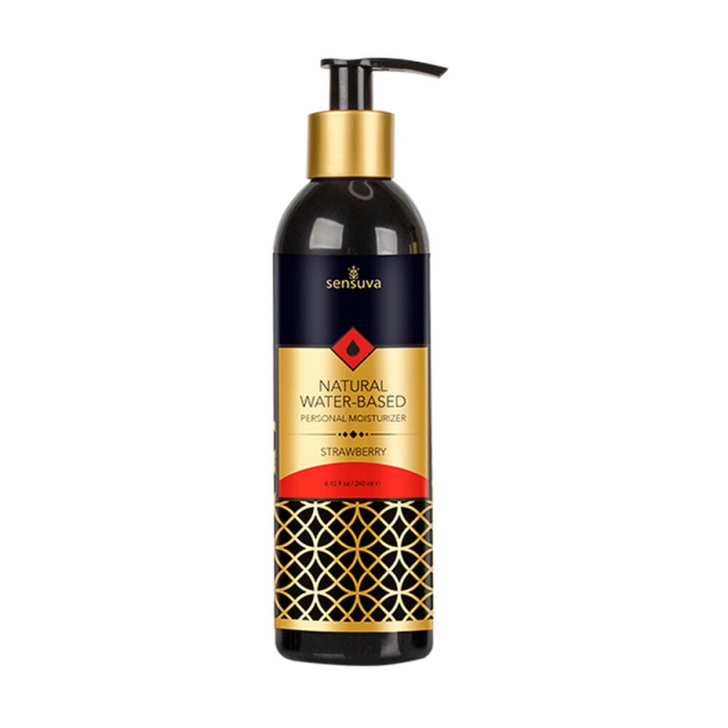 Aqua Lubricant Natural Sensuva Strawberry 240 ml