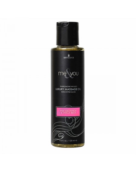 Erotic Massage Oil Me & You Sensuva Grapefruit & Vanilla 125 ml
