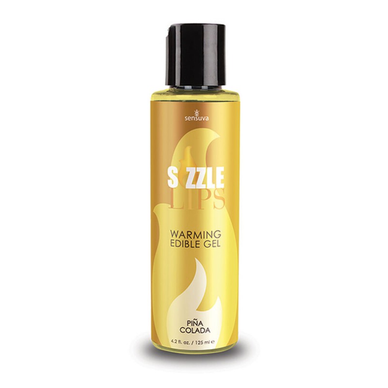 Gel Massaggiante Lubrificante All Over Sizzle Lips Sensuva Piña Colad
