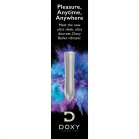 Вибратор в форме пули Doxy Silver