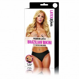 Biksītes LatexWear Brazilian Melns