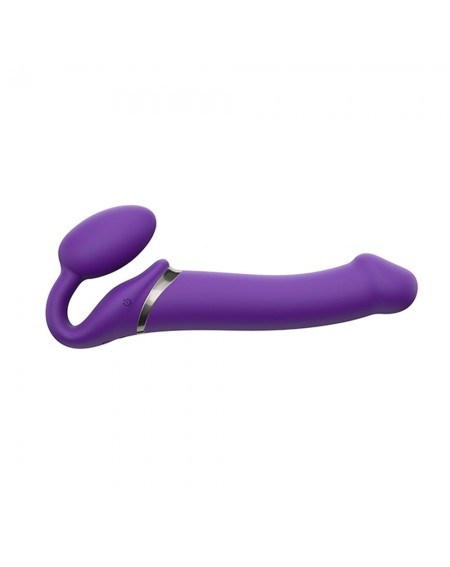 Vac-U-Lock - Ultra Harness 2 & Plug Vibrating Strap-on-me Purple