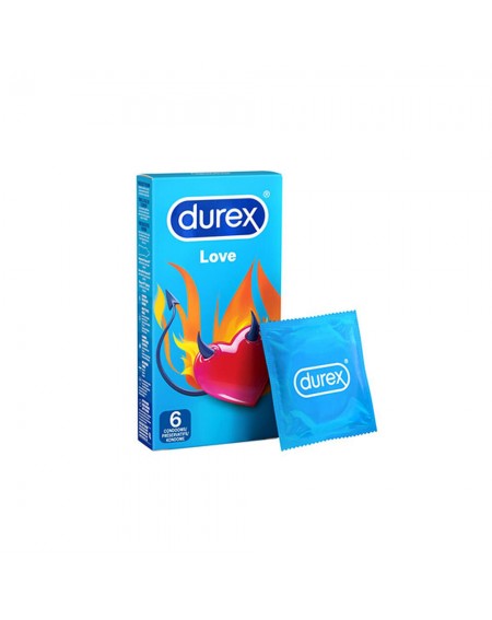 Prezervatīvi Durex Love 6 Daudzums