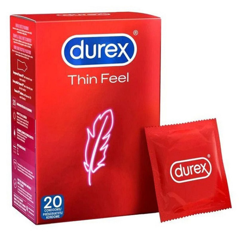 Prezervatīvi Durex Thin Feel 20 Daudzums