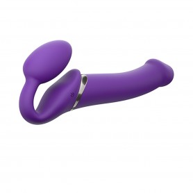 Vac-U-Lock - Ultra Harness 2 & Plug Vibrating Strap-on-me Purple