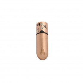 Lodveida Vibrators First Class Mini PowerBullet Crystal 9 Rozā zelta