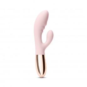 Divkārši Stimulējošs Vibrators Le Wand Rozā zelta