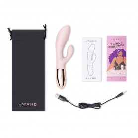 Divkārši Stimulējošs Vibrators Le Wand Rozā zelta