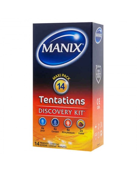 Prezervatīvi Manix Tentations 14 pcs