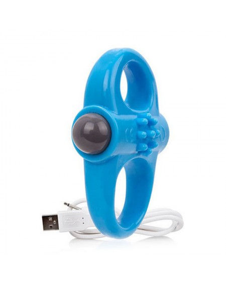 Vibraring Cockring The Screaming O Charged Yoga Blue