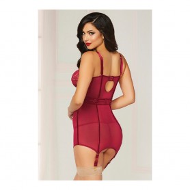 Corset Peñascal Burgundy (Size S) (S - EU 34-36)