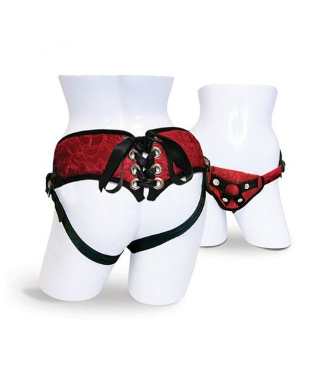 Strap-On Corsetto Pizzo Rosso Sportsheets SS69103