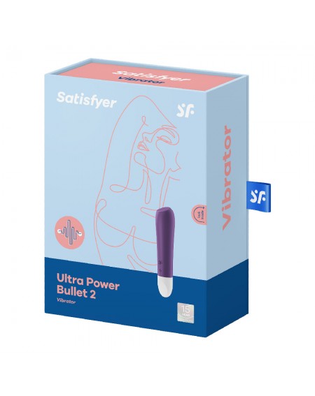 Вибратор в форме пули Ultra Power Satisfyer Фиолетовый