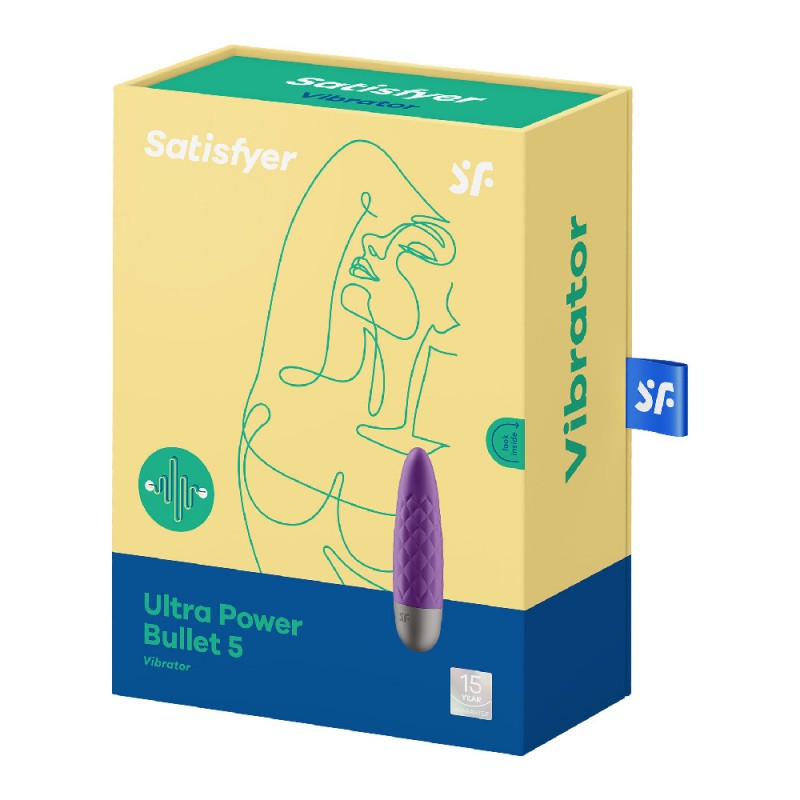 Вибратор в форме пули Ultra Power Satisfyer 5 Фио