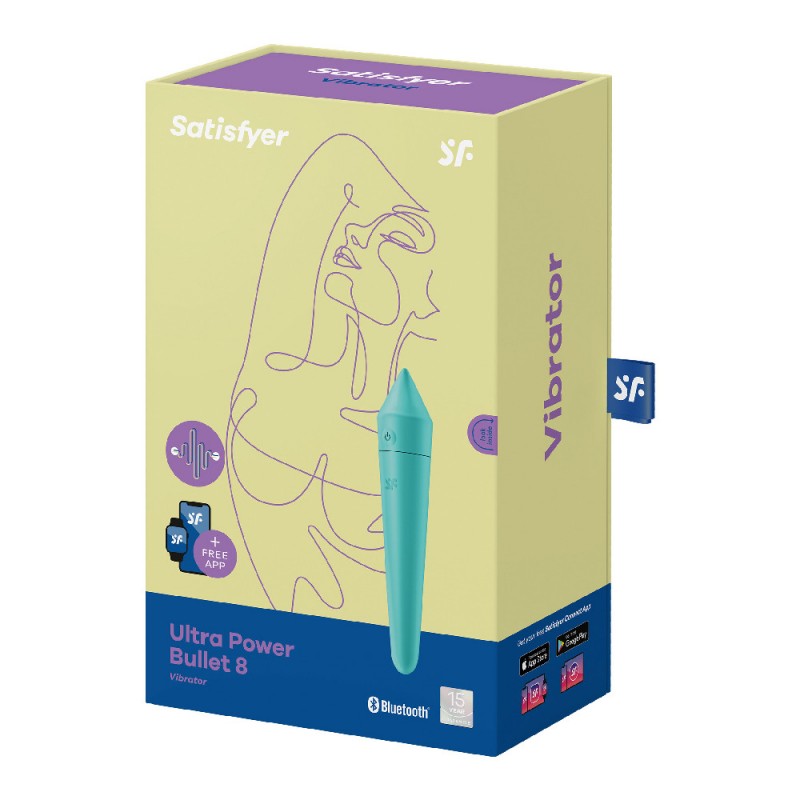 Вибратор в форме пули Ultra Power Satisfyer бирю