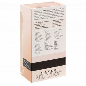 Masturbatore Addiction Rotating & Vibrating Dong 8 Inch Vanilla