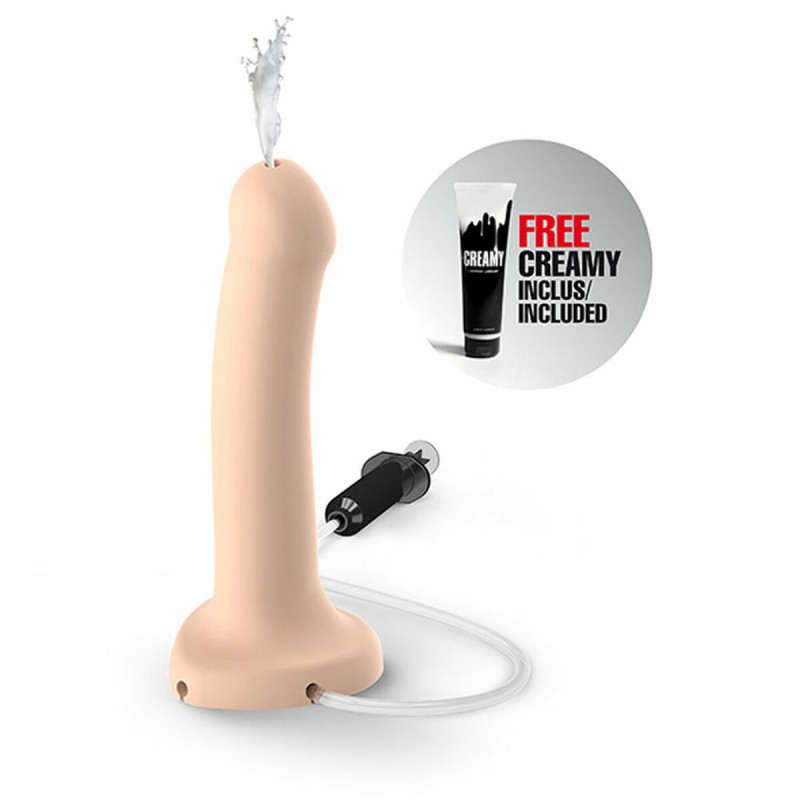 Masturbācijas Rīks Strap-on-me Semi-Realistic Squirting Vaniļa