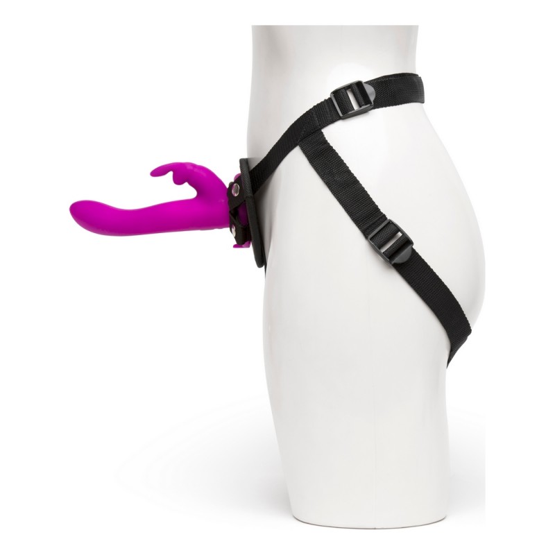 Multifunkcionālais Vibrators Happy Rabbit Strap-On Harness Set Purple