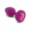 Anālais spraudnis B-Vibe Vibrating Jewel S/M Pink Ruby S/M Izmērs