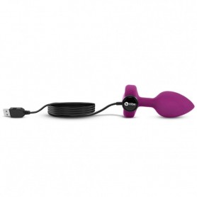 Anālais spraudnis B-Vibe Vibrating Jewel S/M Pink Ruby S/M Izmērs