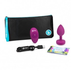 Plug Anale B-Vibe Vibrating Jewel S/M Pink Ruby Taglia S/M