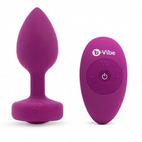 Anālais spraudnis B-Vibe Vibrating Jewel S/M Pink Ruby S/M Izmērs