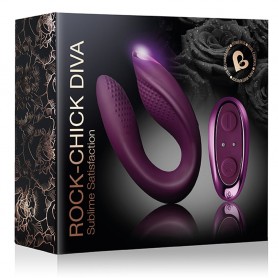 Vibratore Rocks-Off Chick Diva Purple